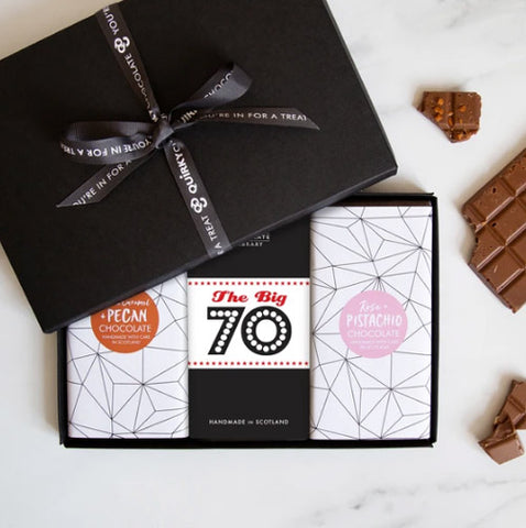 70th birthday chocolate