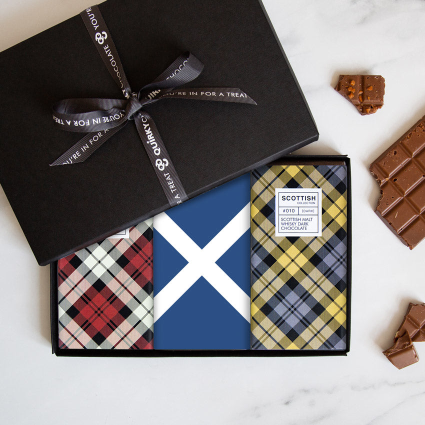 Scotland Flag Chocolate By Quirky Chocolate