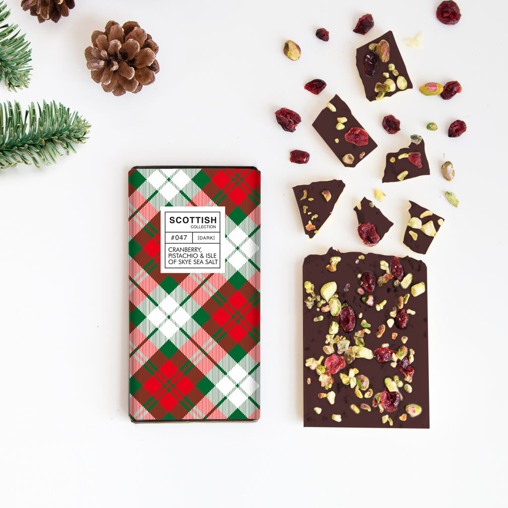 Cranberry, Pistachio & Sea Salt Chocolate Bar