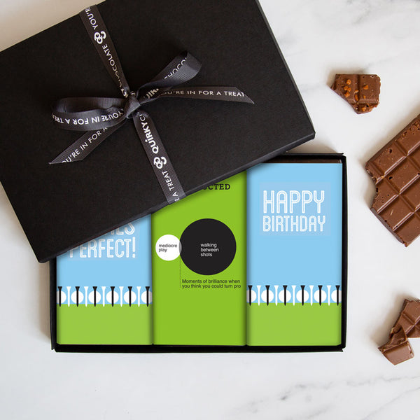Golf Lovers Birthday Chocolate Gift Set