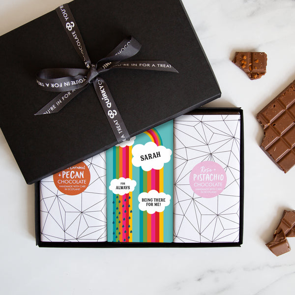 Thanks For Being There! Rainbow Chocolate Gift Set