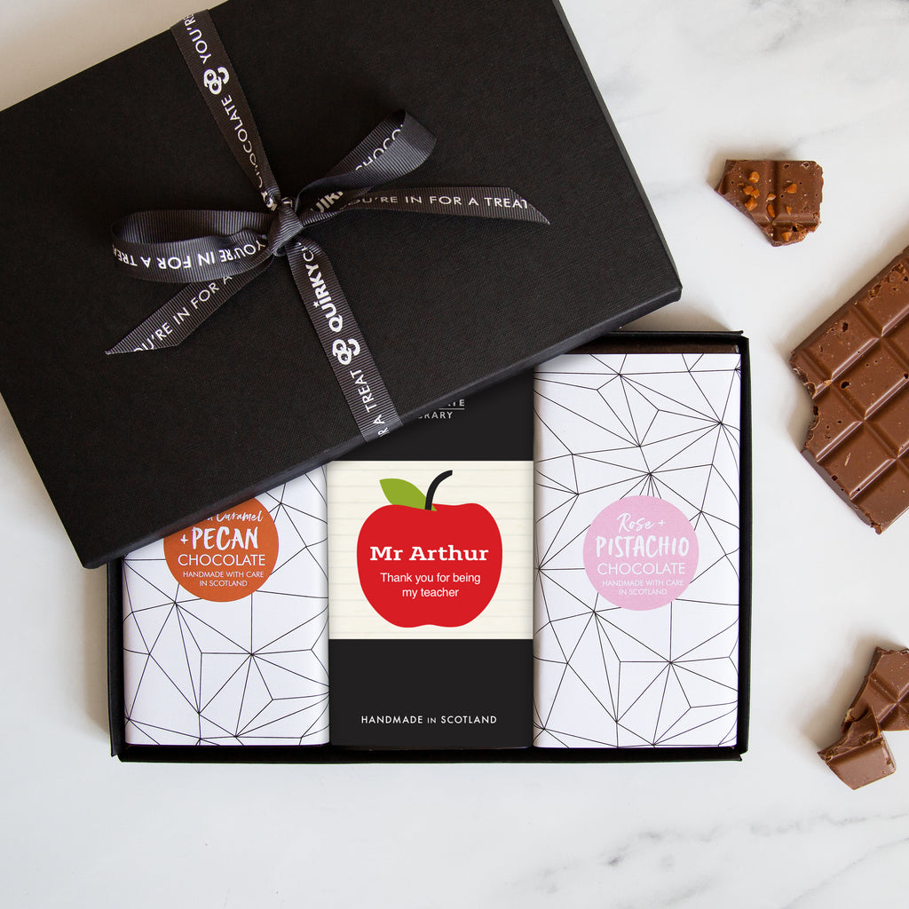 Personalised Thank You Teacher Chocolate Gift Set