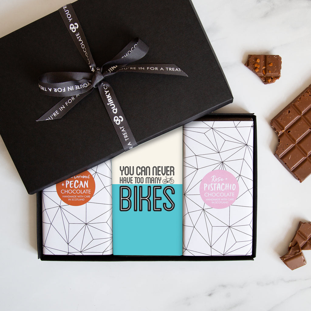 Bike Obsessed Chocolate Gift Set