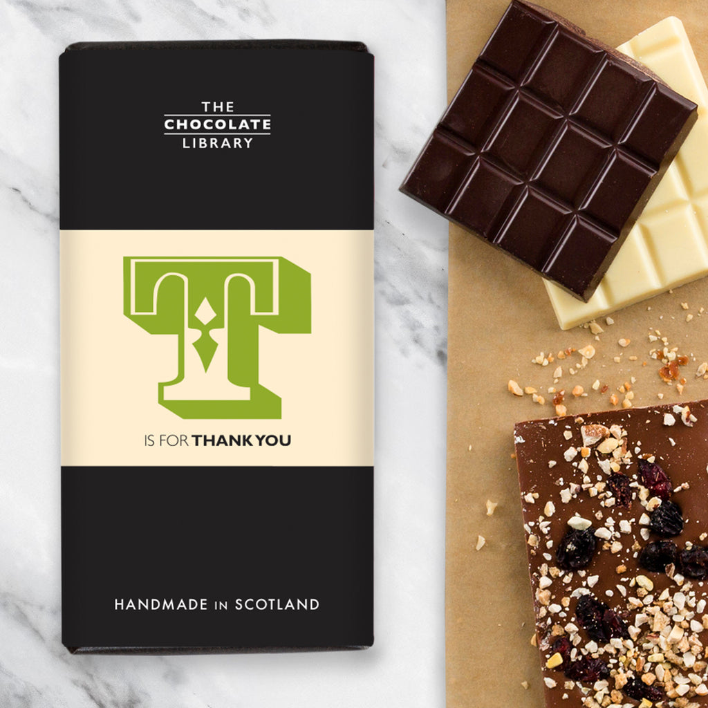 T Is For Thank You Chocolate Gift