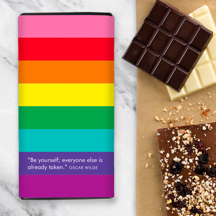 Original Gilbert Baker Rainbow Pride Flag Chocolate Gift