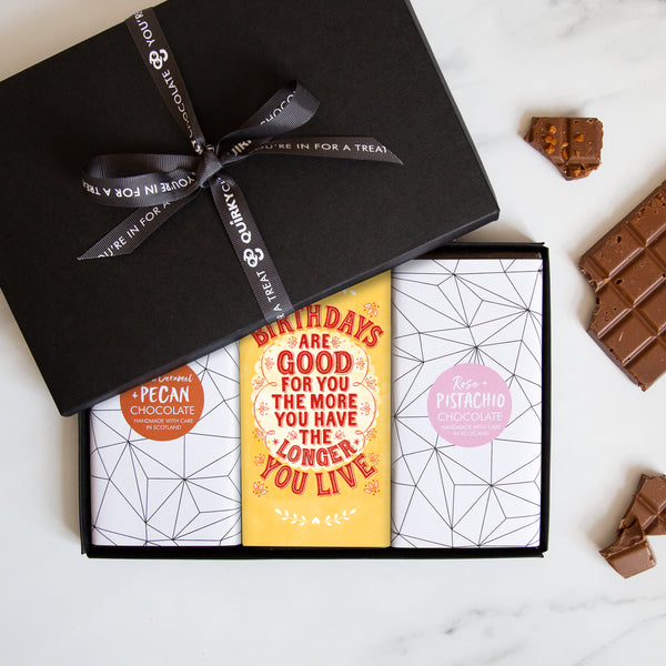 Birthdays Are Good For You Chocolate Gift Set
