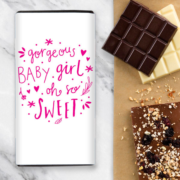 Gorgeous Baby Girl Chocolate Gift