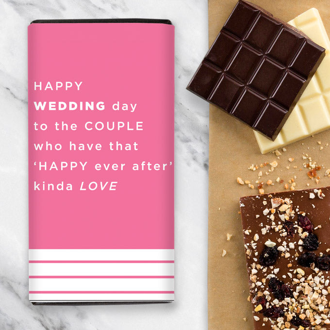 Happy Wedding Day Chocolate Gift