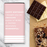 Happy Birthday Wine Lover Chocolate Gift Set