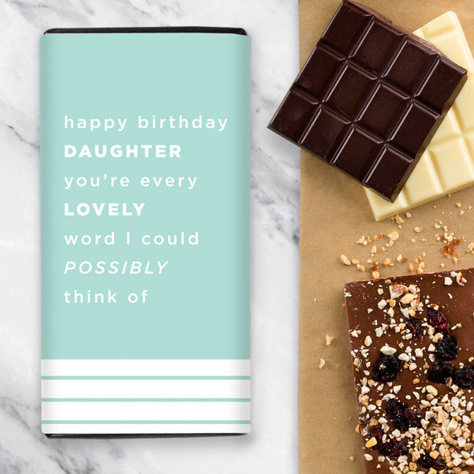 Happy Birthday Daughter Gift Chocolate