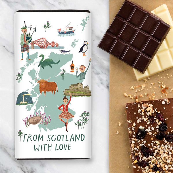 From Scotland With Love Chocolate Gift