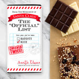 Santa's Nice List Christmas Chocolate