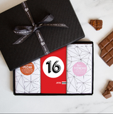 Retro 16th Birthday Number Personalised Chocolate