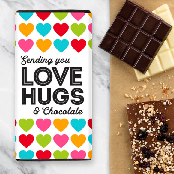 Sending Love, Hugs & Chocolate Gift