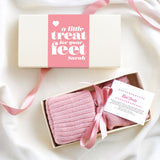 Cosy Bed Socks & Chocolate Hot Water Bottle Gift Set
