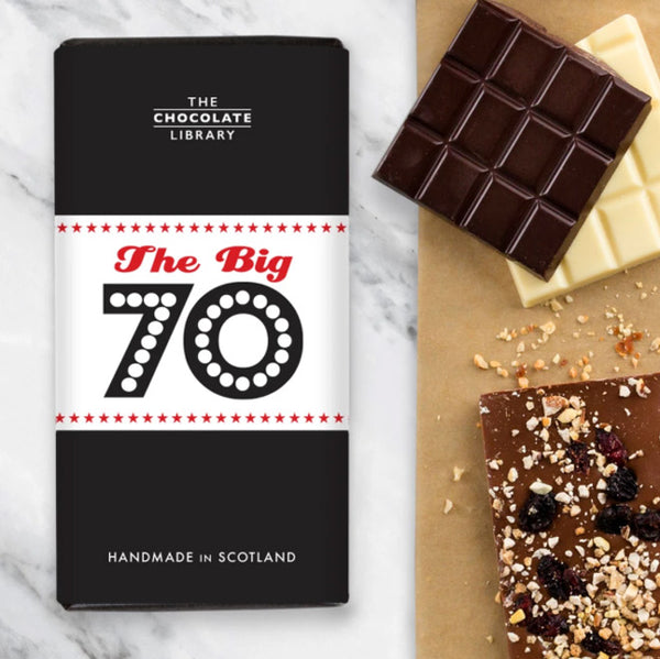 70th Birthday Milestone Chocolate Gift