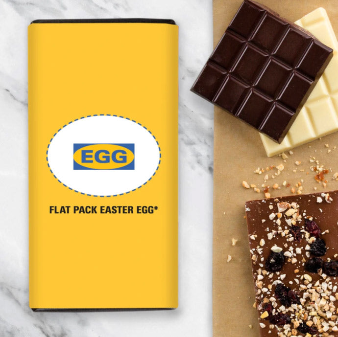 Flat Pack Easter Egg Chocolate Gift