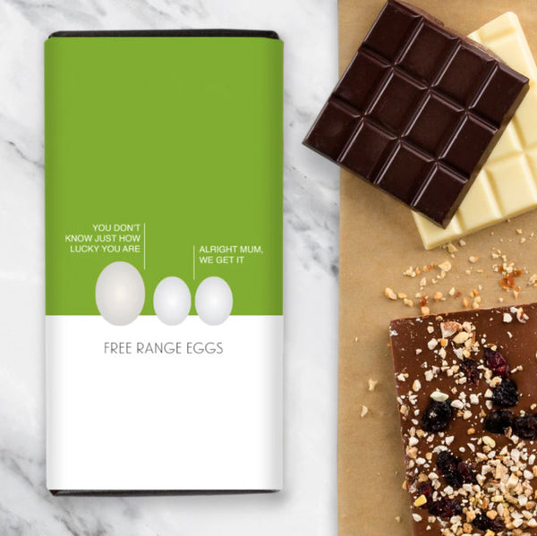 Free Range Eggs Chocolate Gift