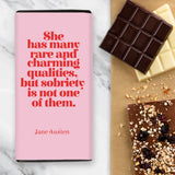 Sobriety Jane Austen Quote Chocolate Gift Set