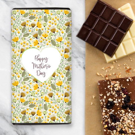 Happy Mother's Day Floral Chocolate Gift