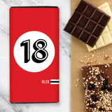 Retro 18th Birthday Number Chocolate Gift Set