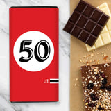 Retro 50th Birthday Number Chocolate Gift Set