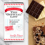 Santa's Naughty List Christmas Chocolate Gift Set